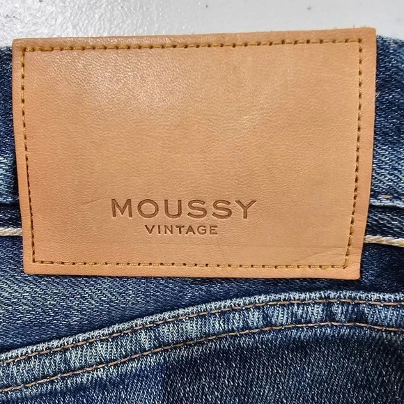 MOUSSY VINTAGE Ingraham Skinny Denim Jeans Dark Blue Size 25 - Picture 11 of 14